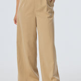 Adjustable Waist Pants - Biscotti