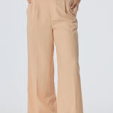 Adjustable Waist Pants - Dusty Peach