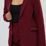 Tailored Blazer - Mulberry