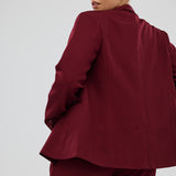 Tailored Blazer - Mulberry