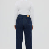 Signature Barrel Leg Jeans - Indigo