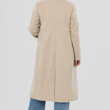 Tailored Coat - Almond