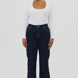 Signature Straight Leg Jeans - Indigo