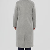 Tailored Coat - Grey Marl