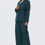 Asymmetric Blazer - Emerald