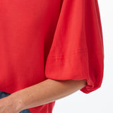 Lantern Sleeve Top - Raspberry