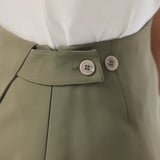 Wrap Mini Skirt - Khaki