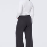 Knit Drawstring Pants - Charcoal