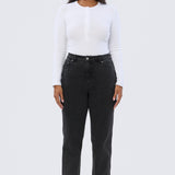 Signature Slim Leg Jeans - Black Wash