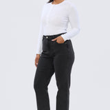 Signature Slim Leg Jeans - Black Wash