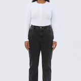 Signature Slim Leg Jeans - Black Wash