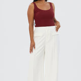 Tailored Pocket Pants - White