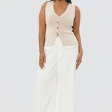 Tailored Pocket Pants - White