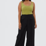 Tailored Pocket Pants - Black