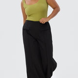 Tailored Pocket Pants - Black