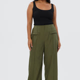 Tailored Pocket Pants - Khaki