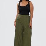 Tailored Pocket Pants - Khaki