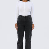 Signature Slim Leg Jeans - Black Wash