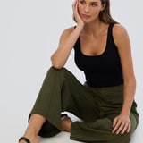 Tailored Pocket Pants - Khaki