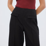 Tailored Pocket Pants - Black