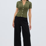 Tailored Pocket Pants - Black