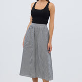 Scoop Neck Knit Tank - Black