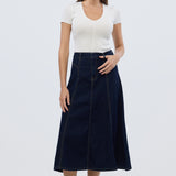 Denim Skirt - Indigo