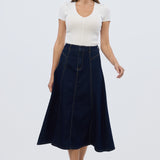 Denim Skirt - Indigo