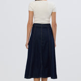 Denim Skirt - Indigo