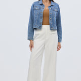 Denim Jacket - Mid Blue Wash