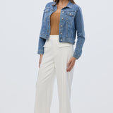 Denim Jacket - Mid Blue Wash