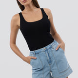 Denim Patch Pocket Shorts - Light Blue Wash