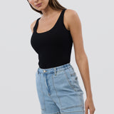 Denim Patch Pocket Shorts - Light Blue Wash