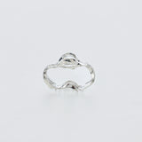 Organic Hair Clip - Silver