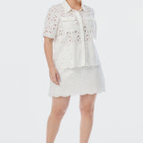 Broderie Anglaise Shirt - White