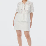 Broderie Anglaise Shirt - White