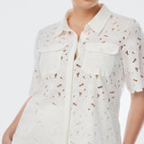 Broderie Anglaise Shirt - White