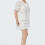 Broderie Anglaise Shirt - White