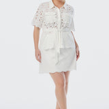 Broderie Anglaise Shirt - White