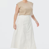 Lightweight Cap Sleeve Tank - Wheat