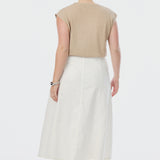 Lightweight Cap Sleeve Tank - Wheat