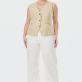 Tapered Vest - Wheat