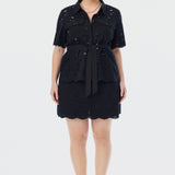 Broderie Anglaise Shirt - Black