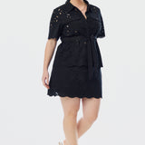 Broderie Anglaise Shirt - Black