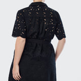 Broderie Anglaise Shirt - Black