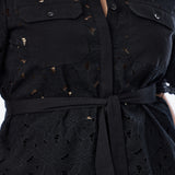 Broderie Anglaise Shirt - Black