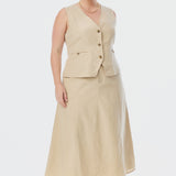 Tapered Vest - Wheat