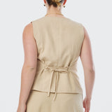 Tapered Vest - Wheat