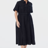 Broderie Anglaise Dress - Black