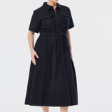 Broderie Anglaise Dress - Black